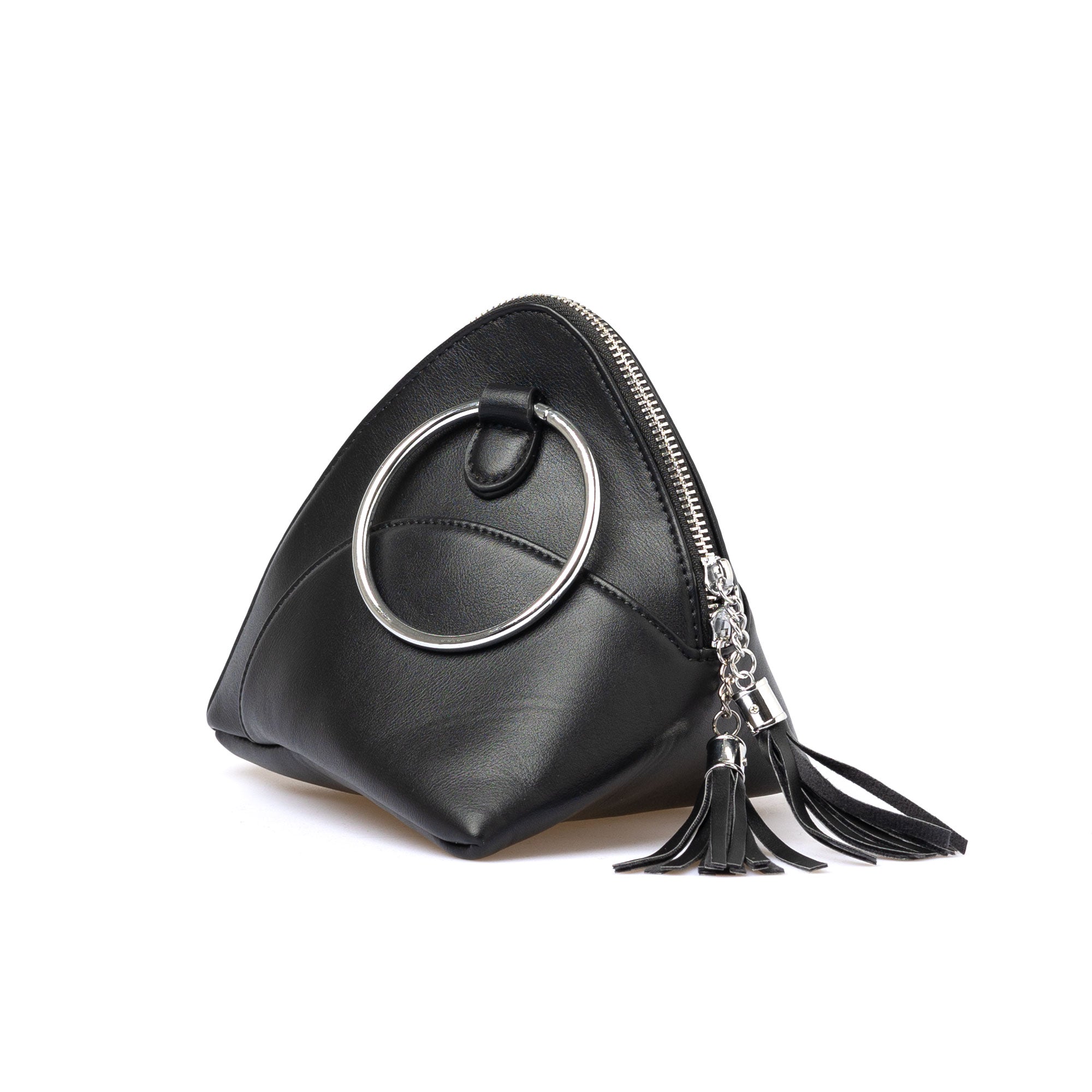 tassel triangle bag