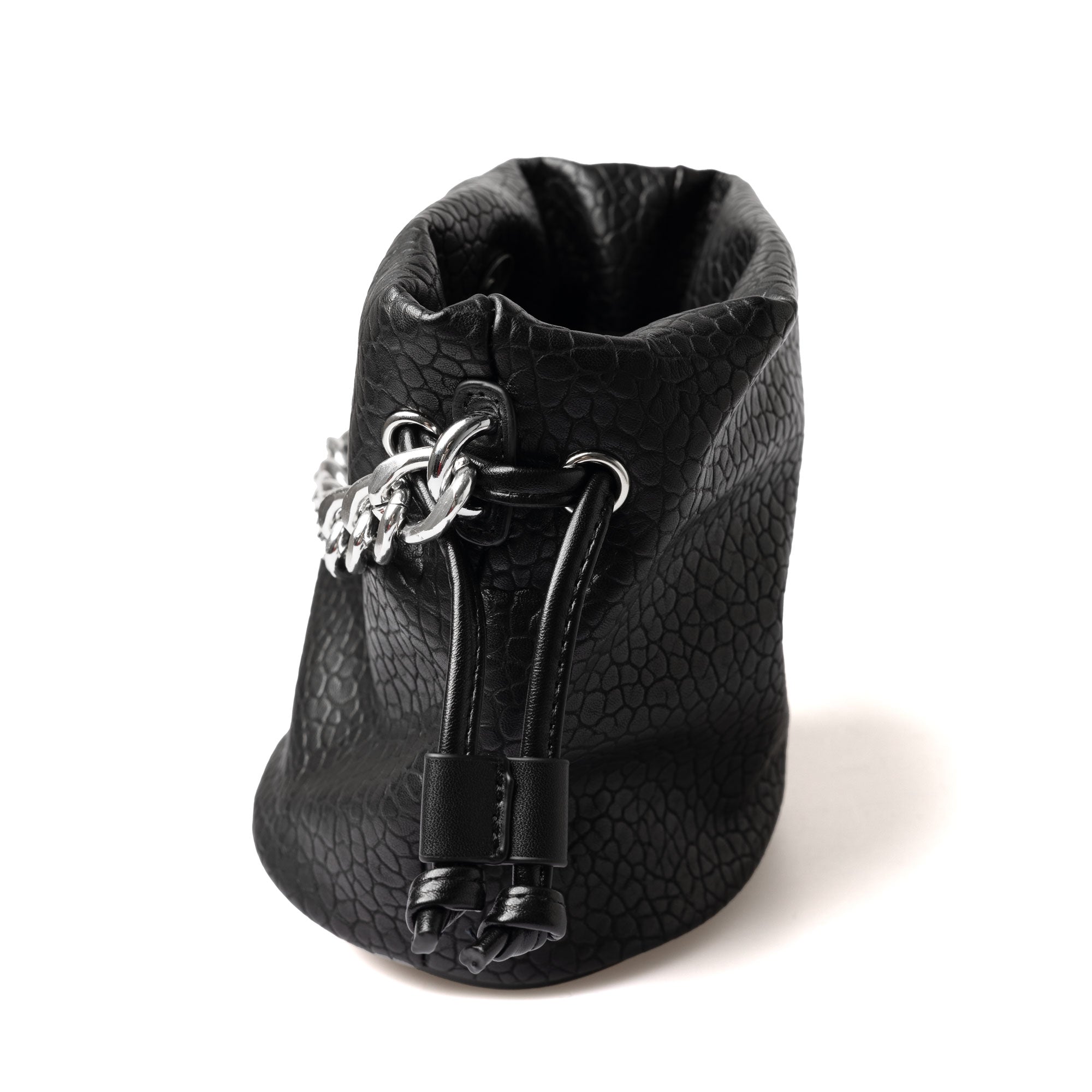 chain drawstring bag