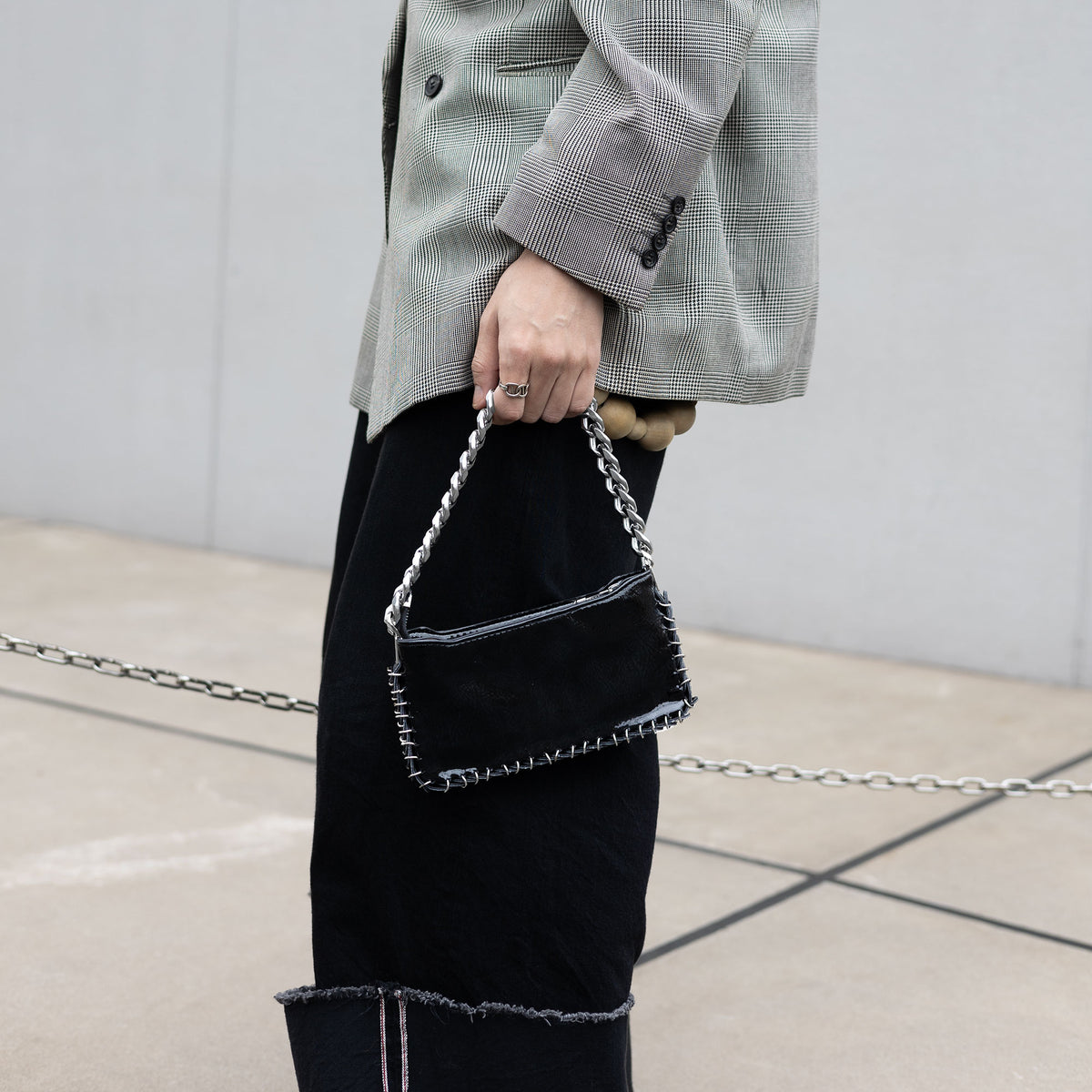 Chain porch bag