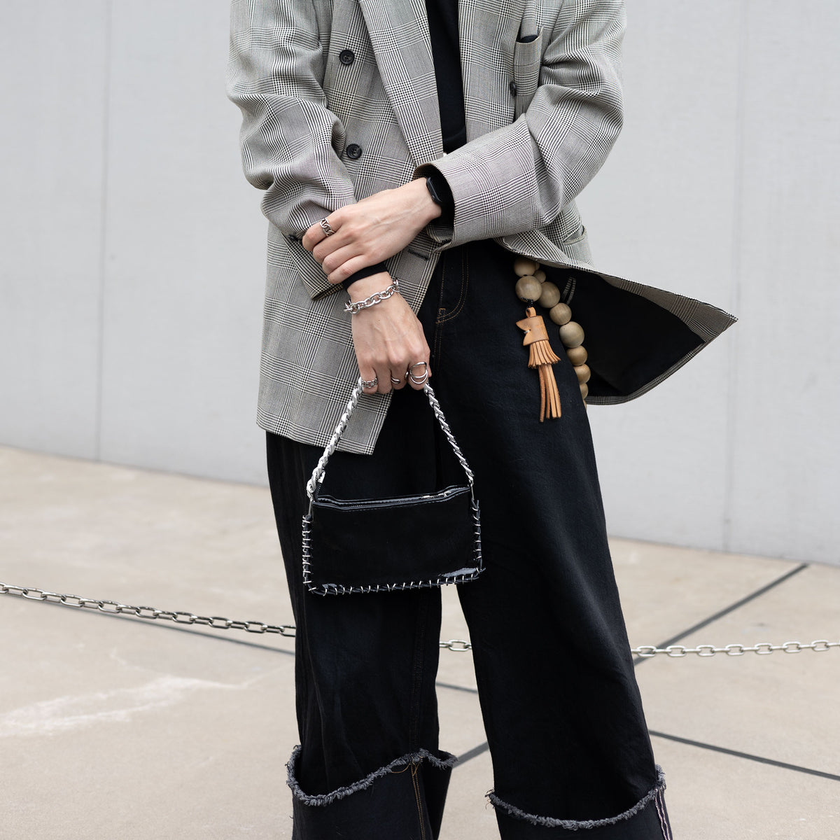 Chain porch bag