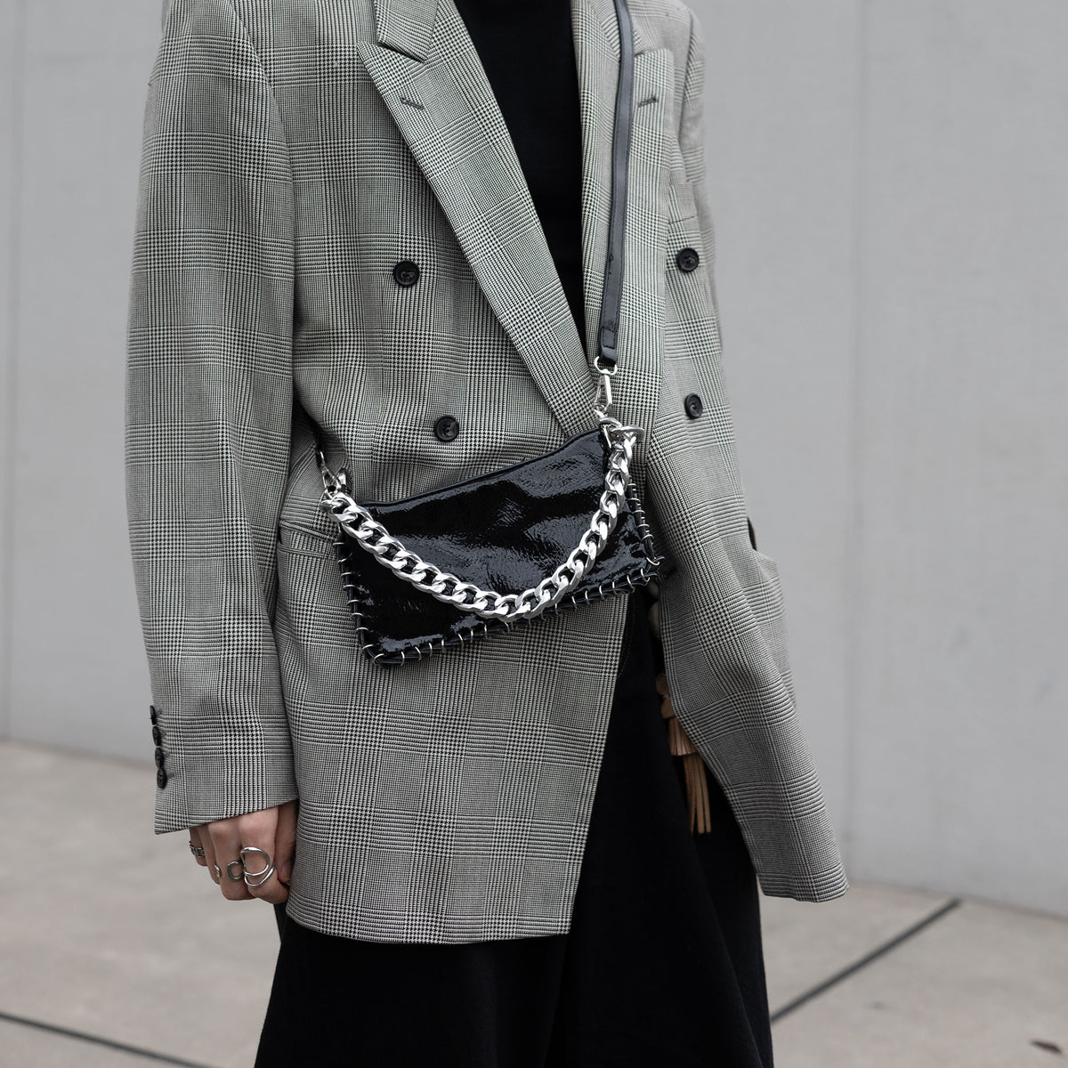 Chain porch bag