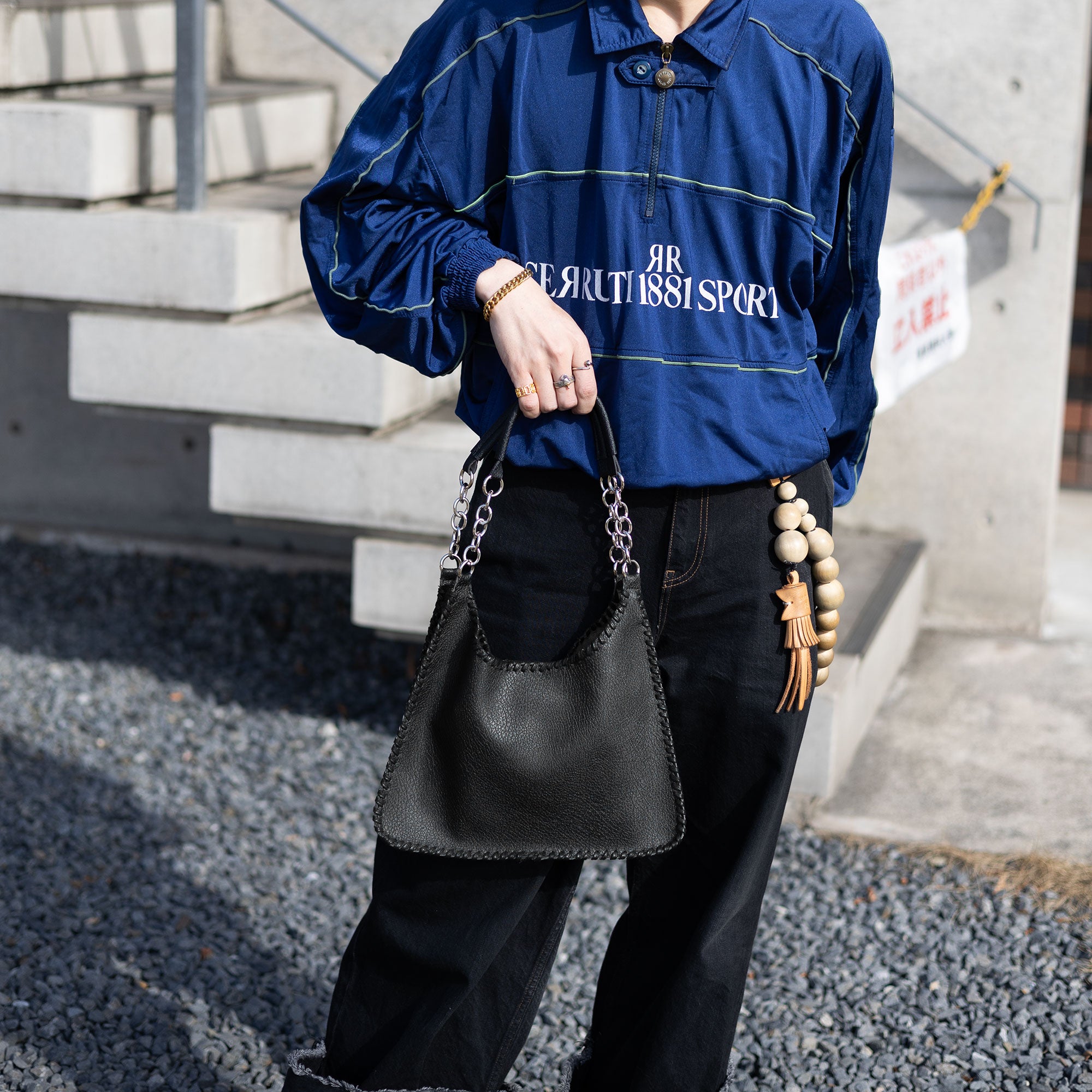 Chain handle bag